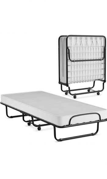 FOLDING BED WITH MATTRESS